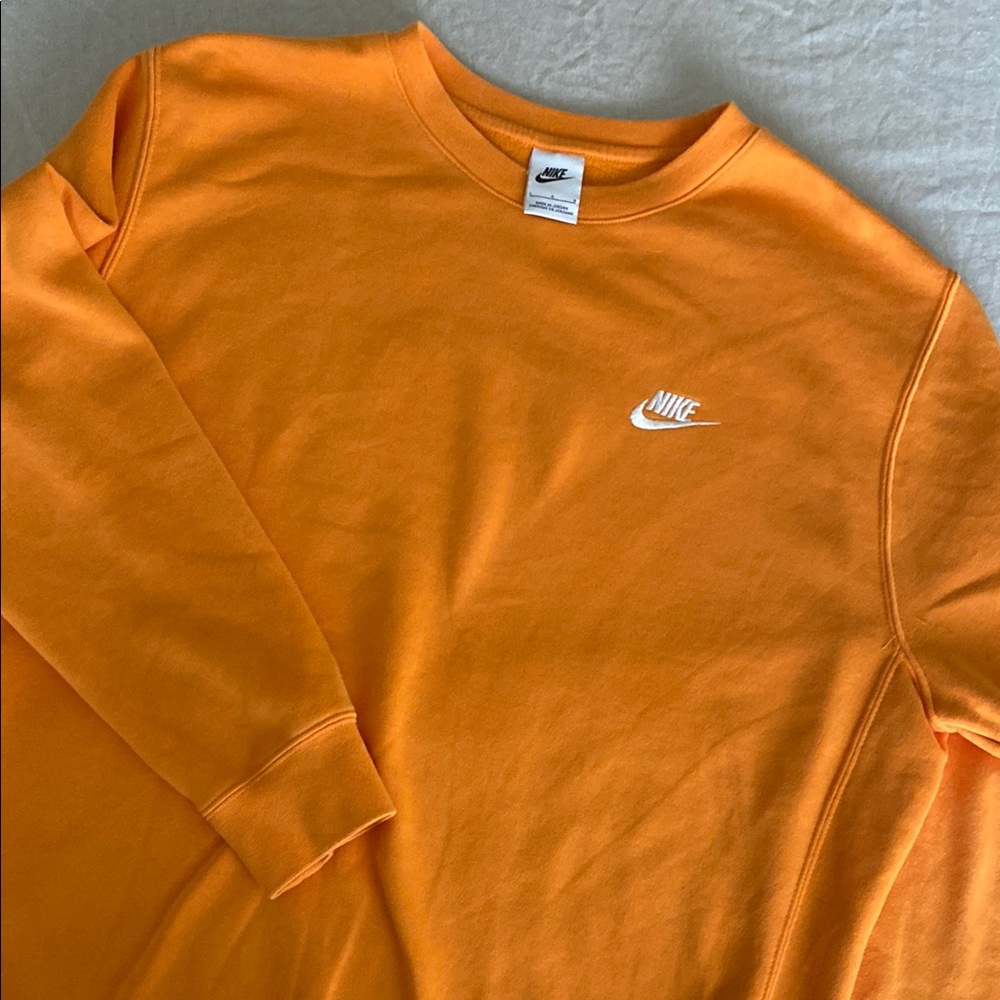 Nike Orange Sweatshirt
